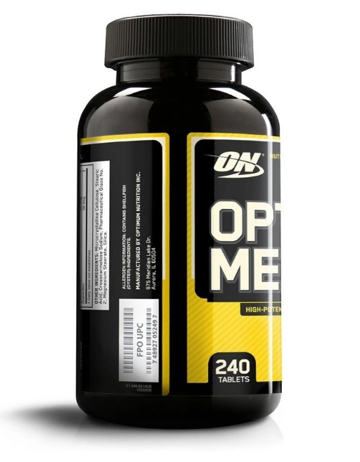 Multivitamínico Opti-Men, 240 Comprimidos, Optimum Nutrition