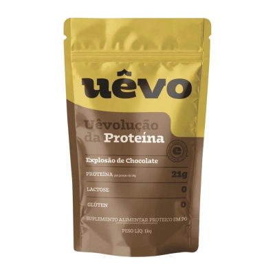 Suplemento Proteico Albumina 1kg, Sem Glúten, Com Sabores - Uêvo