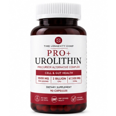 Urolithin Complex Lipossomal, 1500mg, 90 Cápsulas, Time Longevity Comp
