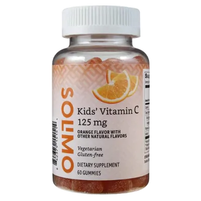 Vitamina C Kids, 125mg, 60 gomas, Solimo Amazon Elements