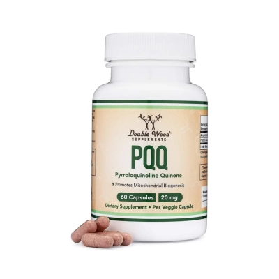 PQQ, 20Mg, 60 Cápsulas, Double Wood