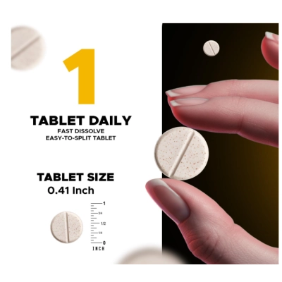 Melatonina 30mg Com Vitamina B6, 240 Comprimidos Sabor Cítrico, Vitabod