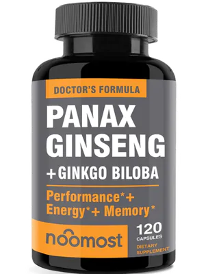 Panax ginseng + Ginkgo Biloba, 120 Cápsulas, Doctor Formula