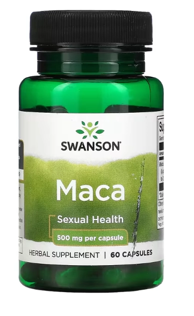 Maca, 500 mg, 60 Cápsulas, Swanson