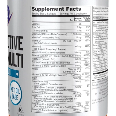 Multivitamínico Esportivo, Men's Active Sports Multi, 180 Softgels, Now