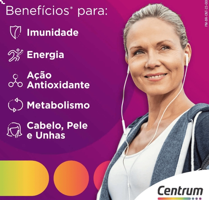 Multivitamínico Centrum Mulher, 150 comprimidos, Formula Nacional