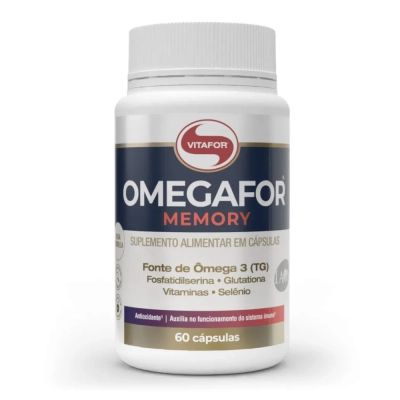 Omegafor Memory, 1000mg, 60 Cápsulas, Vitafor