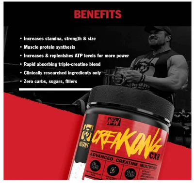 Creatina, Creakong CX8, 249g, Mutant