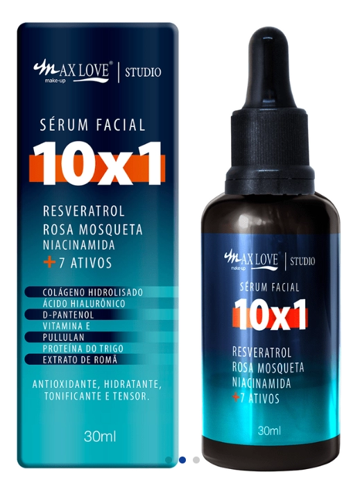 Sérum Facial 10 x 1, 30ml, Max Love