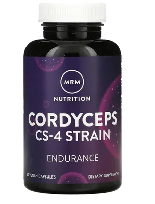 Cordyceps Estirpe CS-4, 750Mg, 60 Cápsulas, MRM