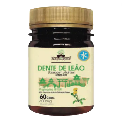 Dente de Leão, Extrato Seco, 60 Cápsulas, Folhas e Raizes