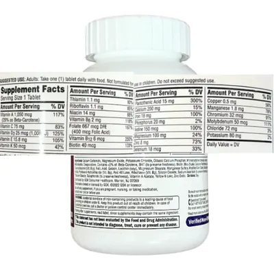 Centrum Women Multivitamínico, 100 Tablets, Importado