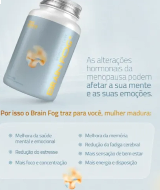 Womens Care Brain Fog, Auxilio cognitivos na  Menopausa, 60 Comprimidos, True Source