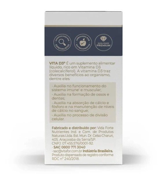 Vitamina D3 Liquida 2000UI, 10ml, Vitafor