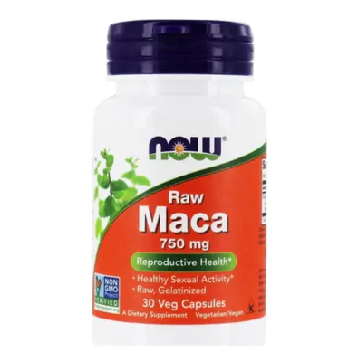 Maca, 750 mg, 30 Cápsulas, Now