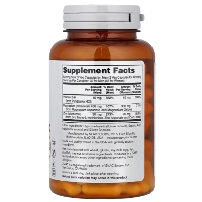 ZMA, Recuperação Esportiva, Cápsulas Opções, Now