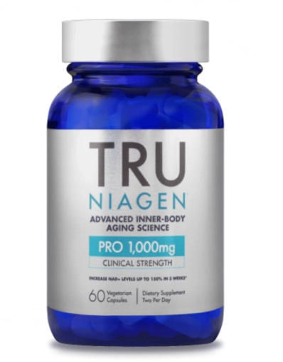 TRU Niagen Pro, 1000Mg, NAD + Nicotinamide Riboside, 60 Cápsulas