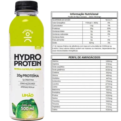 Hydro protein, 20g de proteina, 500ml, Moving