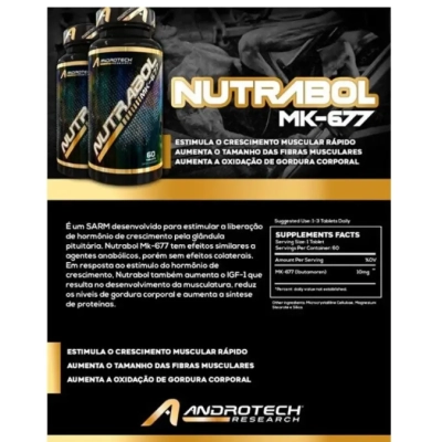 Nutrobal Mk-677 10 Mg, 60 Tablets, Androtech Research