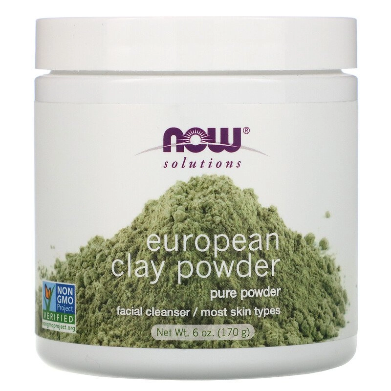 Argila em Pó, European Clay Powder , 170 g, Now