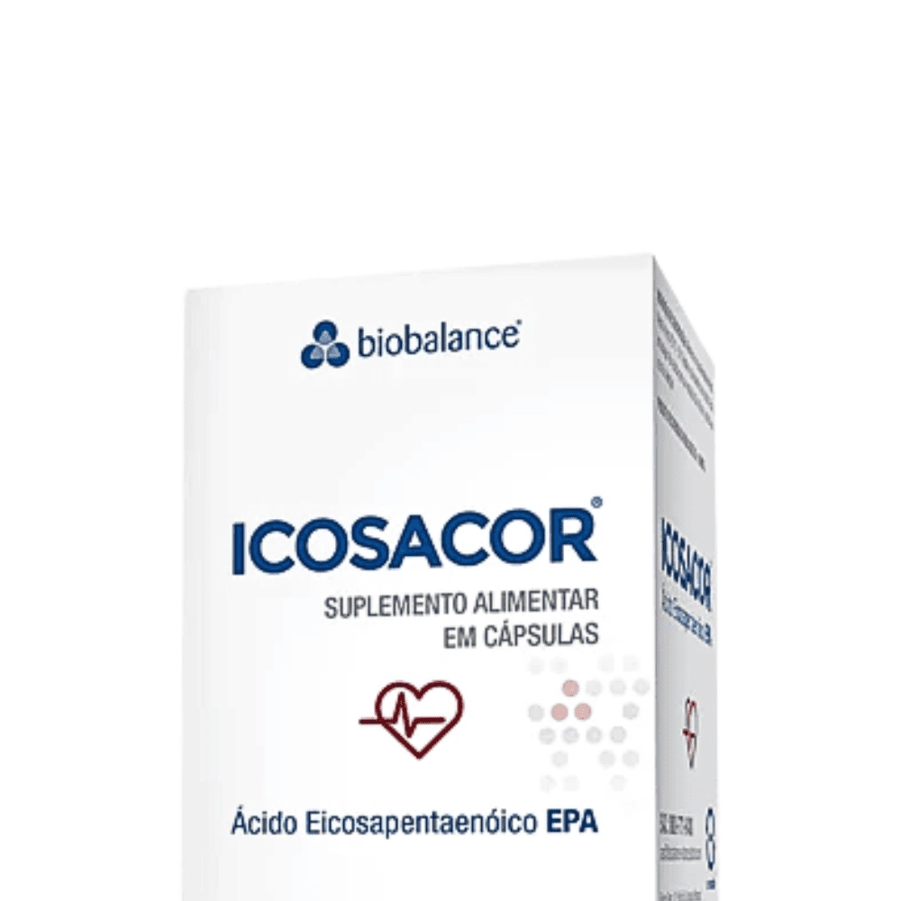 Icosacor Suplemento Alimentar, 30 Cápsulas, Ômega-3 EPA - Biobalance