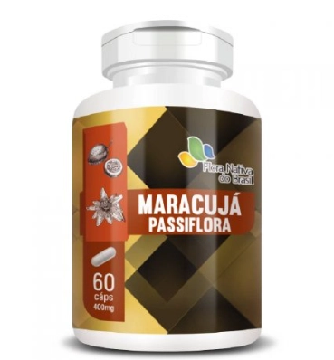 Maracujá Passiflora, 400mg, 60 cápsulas