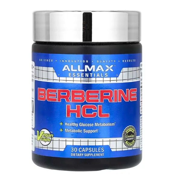 Cloridrato de Berberina 500mg, 30 Cápsulas, ALLMAX