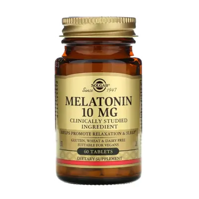 Melatonina 10mg, 60 Comprimidos, Solgar