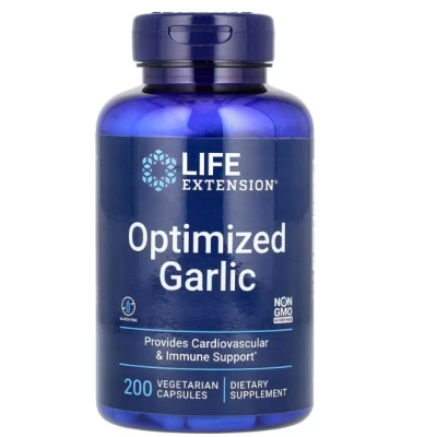 Optimized Garlic, Alho Otimizado, 200 Cápsulas, Life Extension