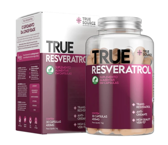 True Resveratrol, 450mg,  30 Cápsulas, True Source