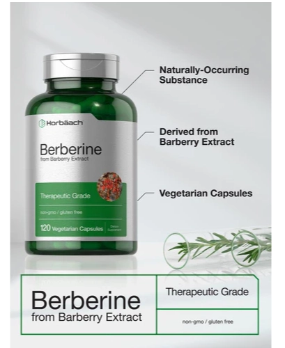 Berberina 500mg, Extrato de Bérberis, 120 Cápsulas, Horbaach