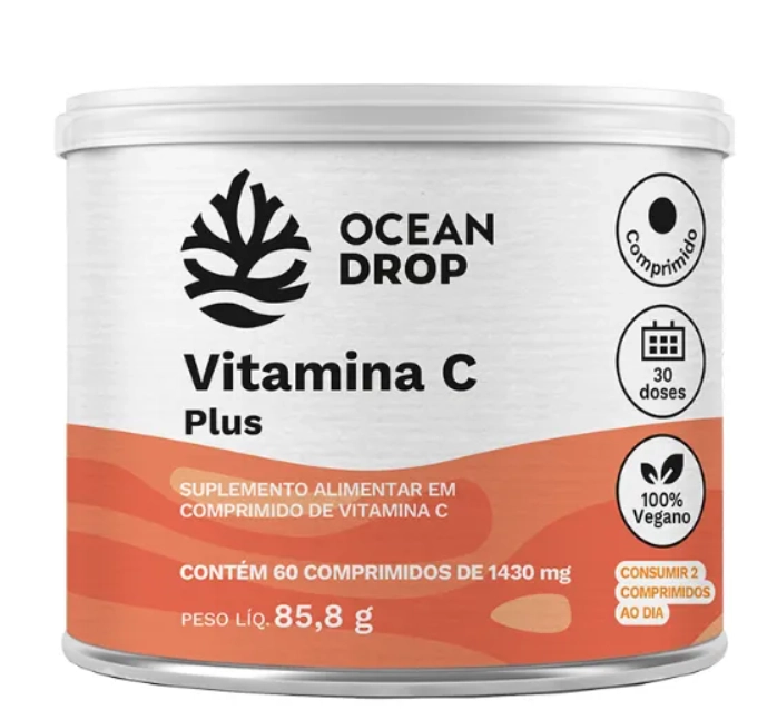 Vitamina C Plus, 60 Comprimidos, Ocean Drop