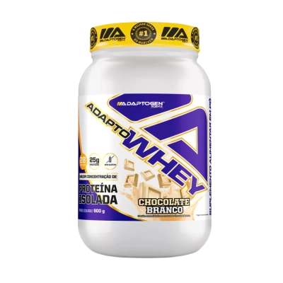 Adapto Whey, Proteína Isolada, Sabores, 900g, Adaptogen