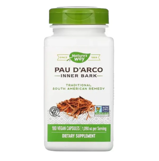 Pau d'Arco, Casca Interna, 1.090mg, 180 Cápsulas, Nature's Way