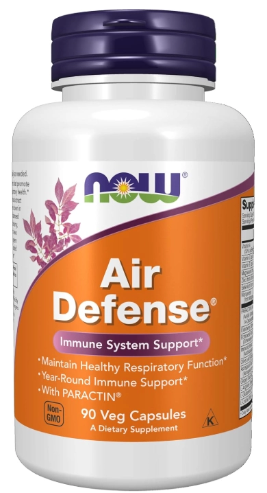 Air Defense, Healthy Immune com Paractin, Suporte Imunológico, 90 Cápsulas, Now