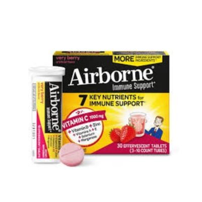 Vitamina C 1000Mg,Reforço Imunológico com Vitaminas D, Zinco, A, E; 30 Comprimidos, Airbone