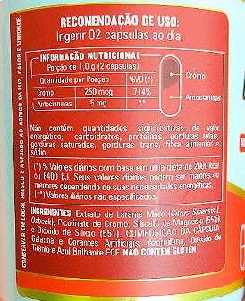 Laranja Moro, 250mcg, 60 capsulas, Flora Nativa