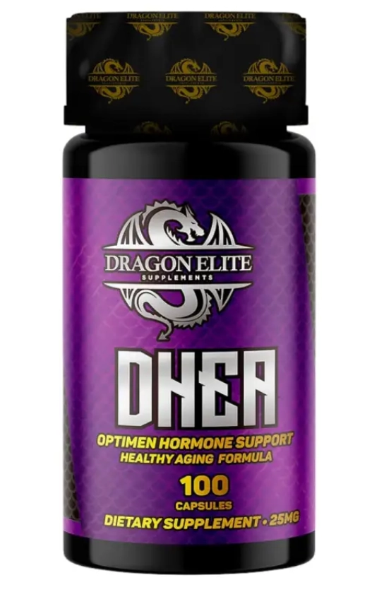 Dhea 25mg, 100 Comprimidos, Dragon elite