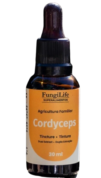 Cogumelo Cordyceps Militaris, 30ml Extrato Líquido, Microdose Life