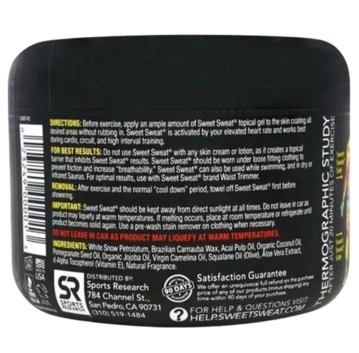 Sweet Sweat, Termogênico em Gel, 99g, Sports Research, Edição Limitada