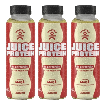 3 Unidades Moving Juice Protein, 300ml (15g de Proteína), Moving