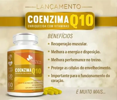 Coenzima Q10 + Vitaminas, 50mg, 60 Cápsulas, Flora Nativa