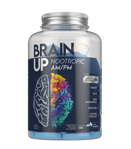Nootrópico Brain Up AM/PM, 60 tabletes, True Source