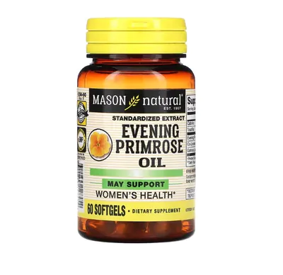 Óleo de Prímula, 60 Cápsulas, Mason Natural