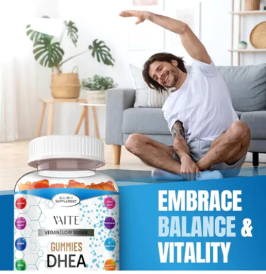DHEA 50mg, 60 Gomas Mastigáveis, Vaite