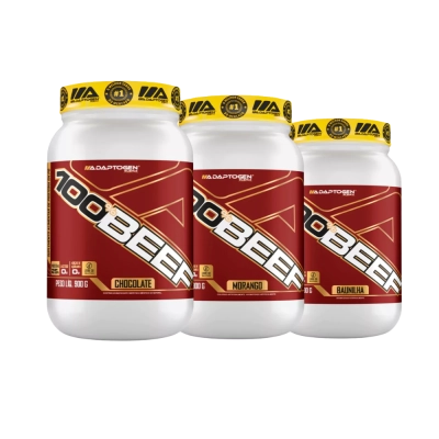 100% Beef, Sabores, 900g, Adaptogen 100% Beef, Sabores, 900g, Adaptogen