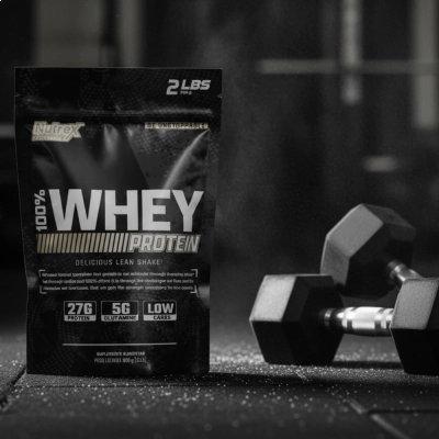 100% Whey Protein Concentrado Refil, Sabores, 900g - Nutrex