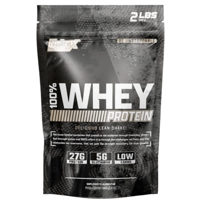 100% Whey Protein Concentrado Refil, Sabores, 900g - Nutrex