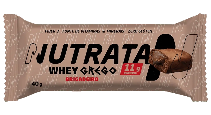 Barra Whey, Sabores, 3 Unidades 40g Cada, Nutrata