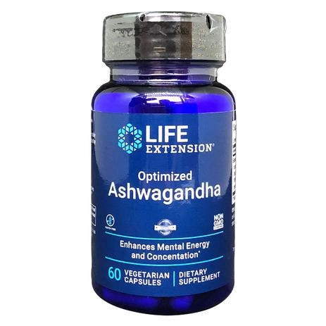 Ashwagandha, 125mg, 60 cápsulas, Life Extension